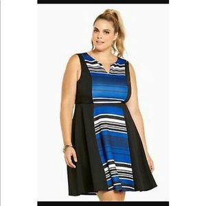 Torrid scuba skater dress